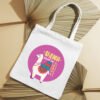 Half Engineer Lama Need No Drama Printed Tote Bags for Women | Cute Tote Bag for Women/Girls | Best for College, Travel, Grocery, Traveling & Daily Use | Reusable Totebag (14x16 Inches)