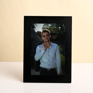 Personalised Classic Black MDF Photo Frame