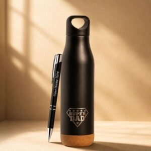 Super Dad Insulated Bottle with Personalized Pen